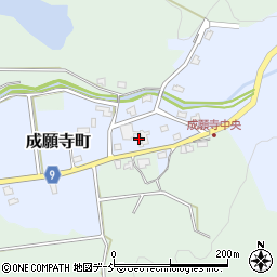 新潟県長岡市成願寺町周辺の地図