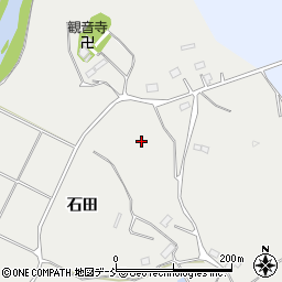 福島県田村市船引町春山石田周辺の地図