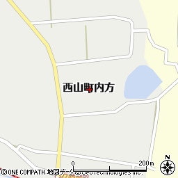 新潟県柏崎市西山町内方周辺の地図