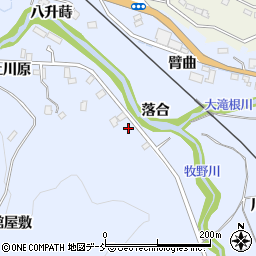 福島県田村市船引町船引落合周辺の地図