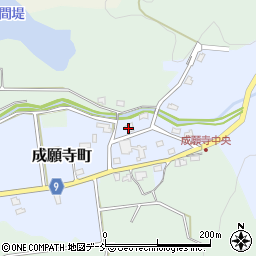 新潟県長岡市成願寺町878周辺の地図