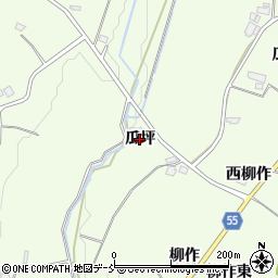 福島県郡山市喜久田町（瓜坪）周辺の地図