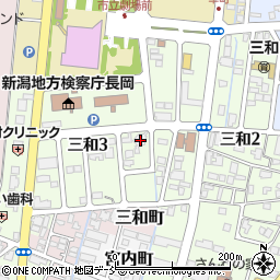 長岡ルーテル教会周辺の地図