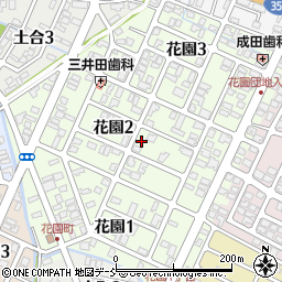 新潟県長岡市花園周辺の地図