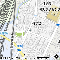 新潟県長岡市住吉2丁目周辺の地図