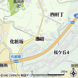 福島県田村郡三春町番組73-2周辺の地図