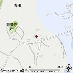 福島県田村市船引町春山浅田周辺の地図