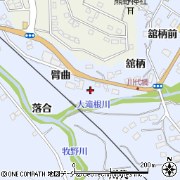 福島県田村市船引町船引臂曲周辺の地図