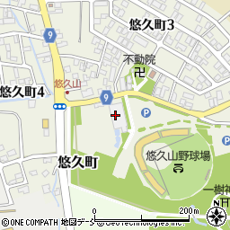 長岡市悠久山プール周辺の地図