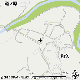 福島県田村市船引町春山（川久保）周辺の地図