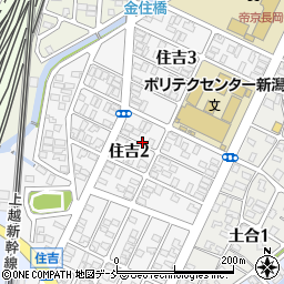 新潟県長岡市住吉周辺の地図