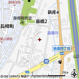 新潟県長岡市藤橋2丁目周辺の地図