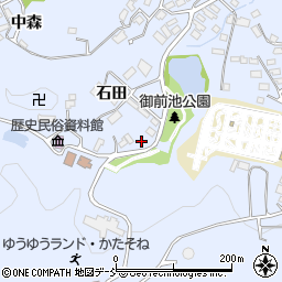 福島県田村市船引町船引石田周辺の地図