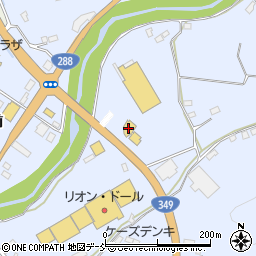 トヨタカローラ福島　ふねひき店周辺の地図