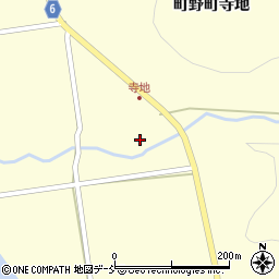 石川県輪島市町野町寺地25-7周辺の地図