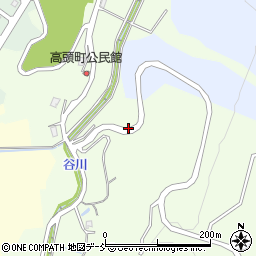 新潟県長岡市高頭町周辺の地図