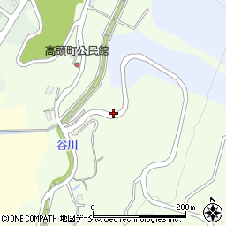 新潟県長岡市高頭町周辺の地図