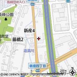 中越通運株式会社　長岡営業所周辺の地図