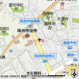 飯田わくわく広場周辺の地図
