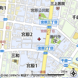 新潟県長岡市宮原周辺の地図
