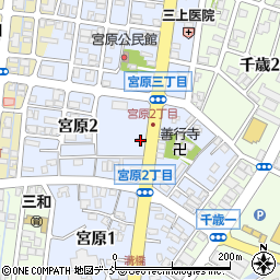 長岡宮原郵便局周辺の地図