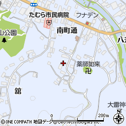福島県田村市船引町船引新房院35周辺の地図