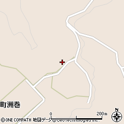 石川県珠洲市若山町（洲巻チ）周辺の地図