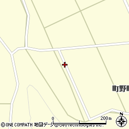 石川県輪島市町野町東大野畷周辺の地図