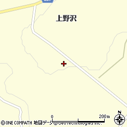 福島県金山町（大沼郡）太郎布（上ノ沢）周辺の地図