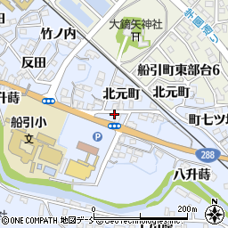 福島県田村市船引町船引南元町周辺の地図