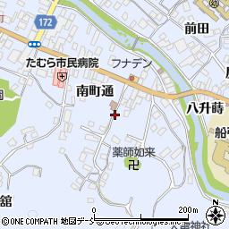 福島県田村市船引町船引南町通周辺の地図