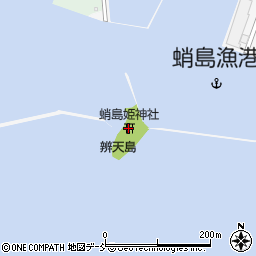 蛸島姫神社周辺の地図