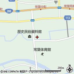 田村市図書館　常葉分館周辺の地図
