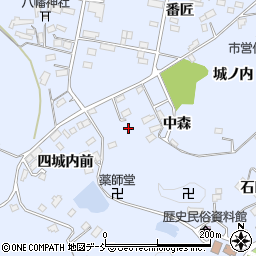 福島県田村市船引町船引中森88周辺の地図