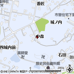 福島県田村市船引町船引中森19周辺の地図