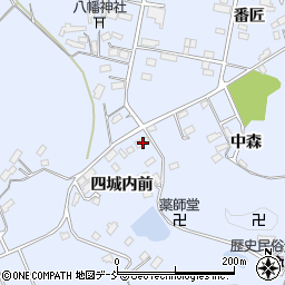 福島県田村市船引町船引四城内前51周辺の地図