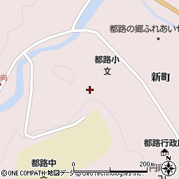 福島県田村市都路町古道北町周辺の地図