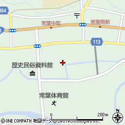 福島県田村市常葉町常葉町裏周辺の地図