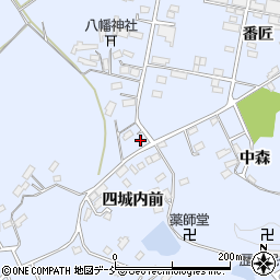 福島県田村市船引町船引四城内前周辺の地図