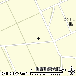 石川県輪島市町野町東大野周辺の地図