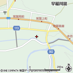 福島県田村市常葉町常葉上町7周辺の地図