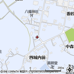 福島県田村市船引町船引四城内前60周辺の地図