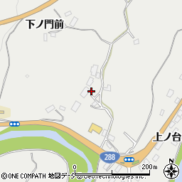 福島県田村市船引町春山下ノ門前周辺の地図