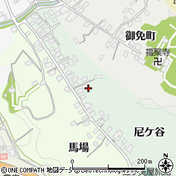 福島県田村郡三春町尼ケ谷周辺の地図