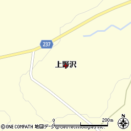 福島県金山町（大沼郡）太郎布（上野沢）周辺の地図