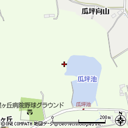 福島県郡山市片平町（瓜坪）周辺の地図