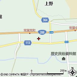 福島県田村市常葉町常葉荒町周辺の地図