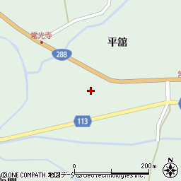 福島県田村市常葉町常葉（古御門）周辺の地図