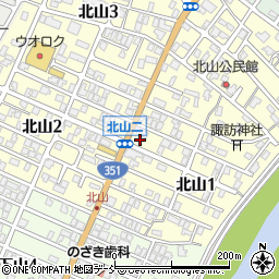 長生庵北山店周辺の地図