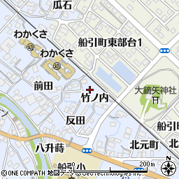 福島県田村市船引町船引竹ノ内周辺の地図